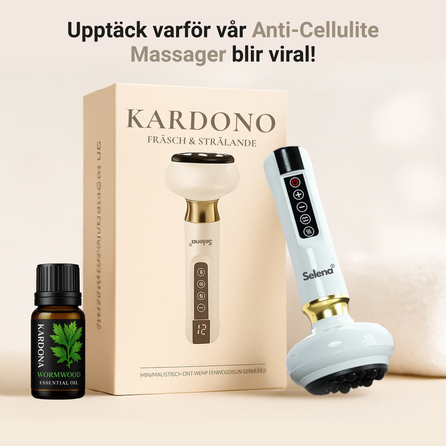 Selena® – Anti-Cellulit-Massager för slät hud