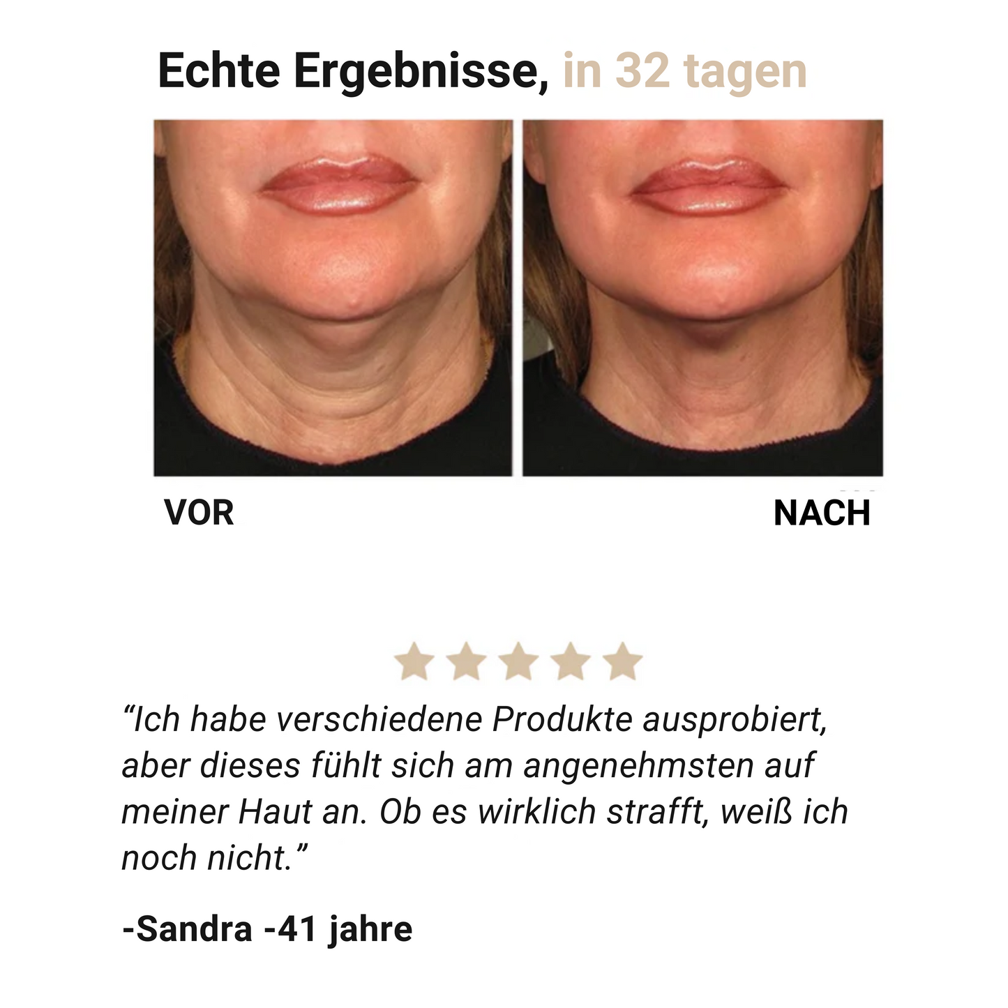Firming – Straffende Creme für den Hals