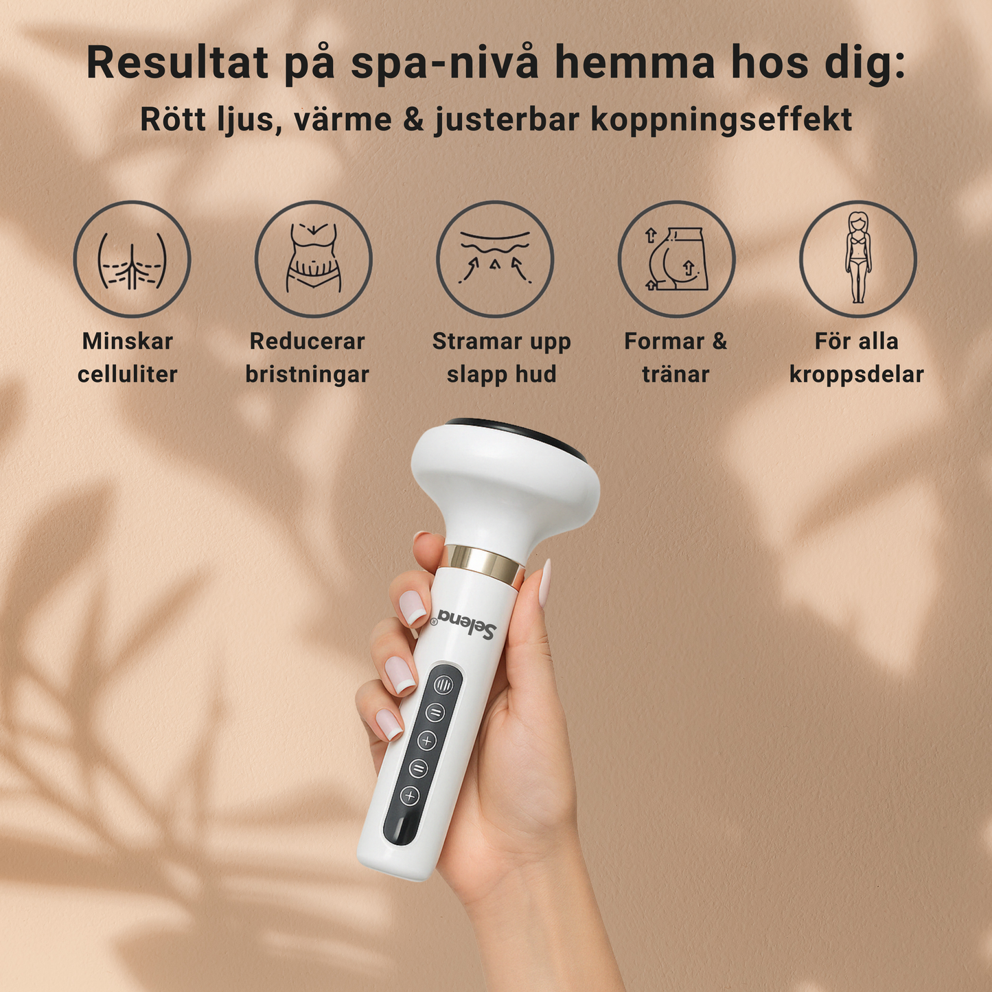 Selena® – Anti-Cellulit-Massager för slät hud